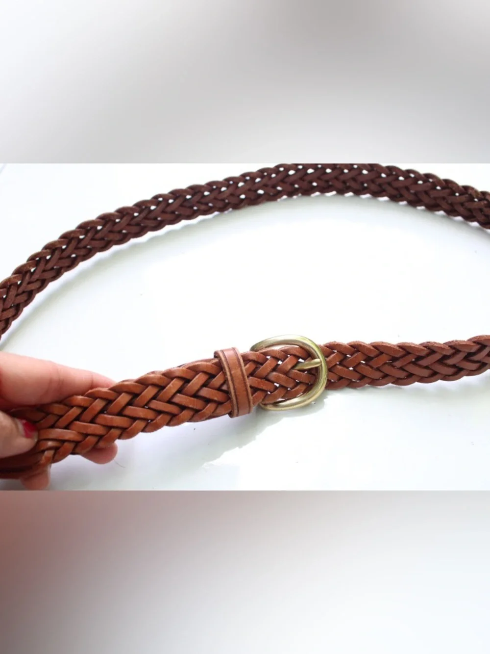 Vintage braided belt